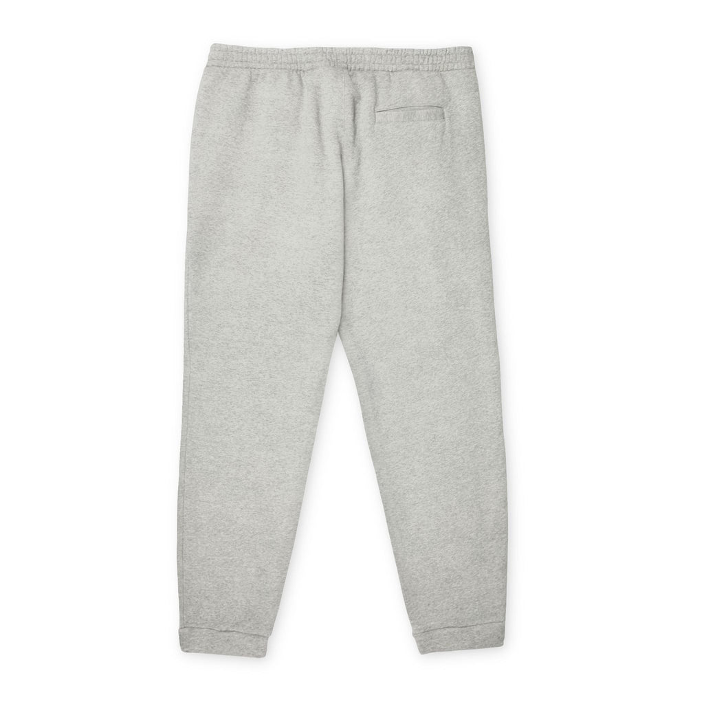 Adidas Grey Fleece Joggers with Script Butterfly Logo
