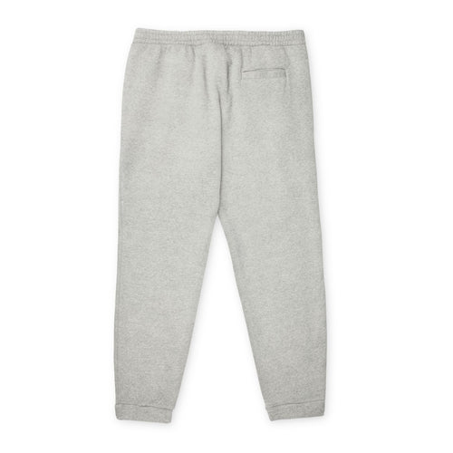 Adidas Grey Fleece Joggers with Script Butterfly Logo